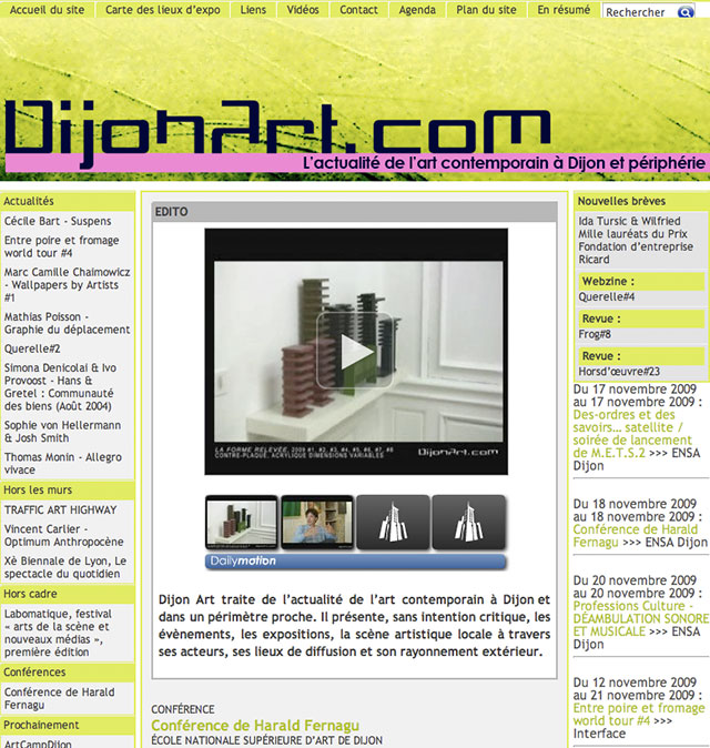 Site Internet Dijonart