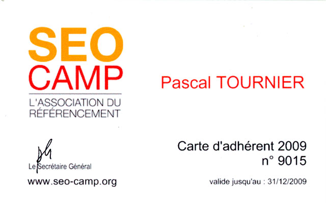 Carte SEOCamp 2009