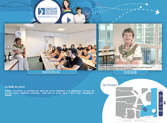 Visite virtuelle ESC Dijon