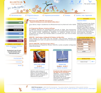 
Site Internet Sveltis