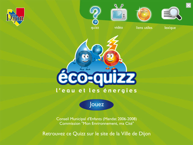 éco-quizz, ville de dijon, conseil municipal d'enfants