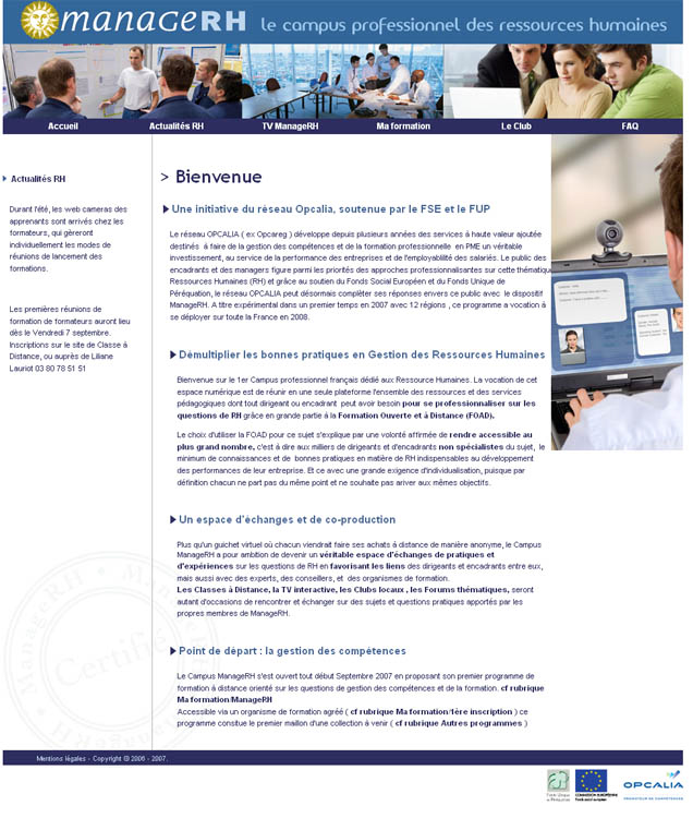 Web design Manage RH