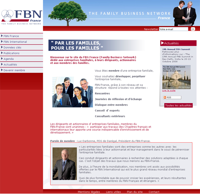 Site Internet FBN France
