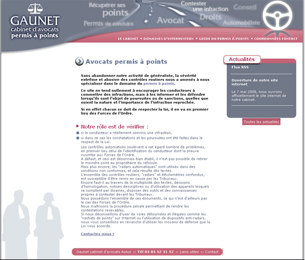 site internet gaunet avocats