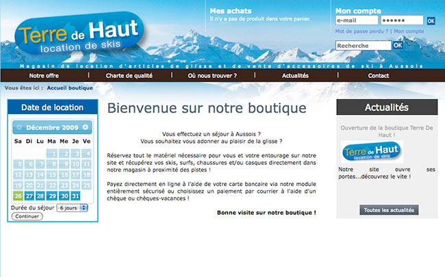site de Terre de Haut