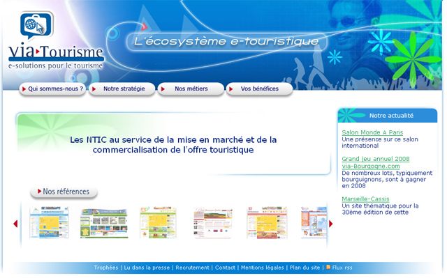web design via-tourisme