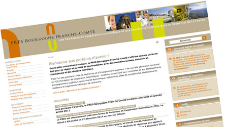Les sites Internet de l’Université de Bourgogne