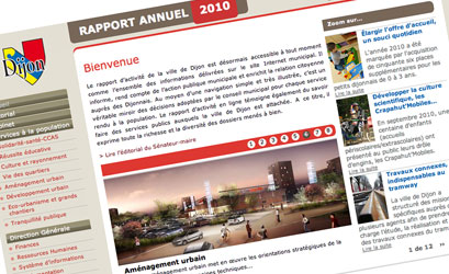 Le rapport annuel 2010 de la ville de Dijon est en ligne