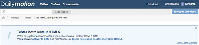 Dailymotion-HTML5