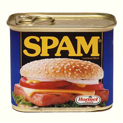spam boîte de jambon