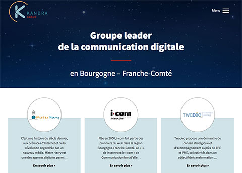 Site internet Kandra Group