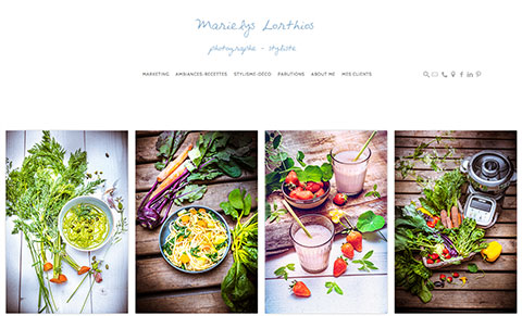 portail web de Marielys Lorthios