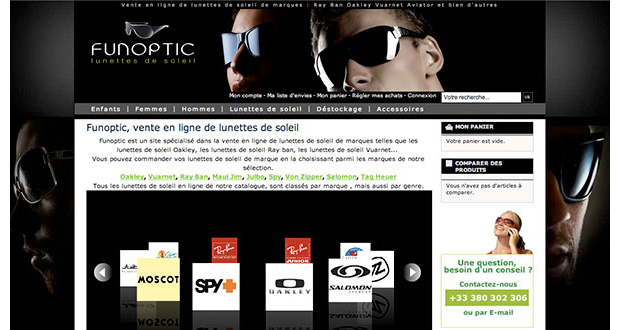 Refonte du site de FunOptic