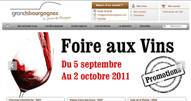 refonte du site Grands Bourgognes