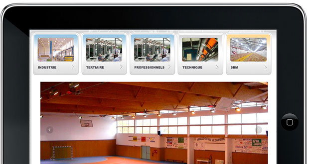 présentation iPad pour SBM