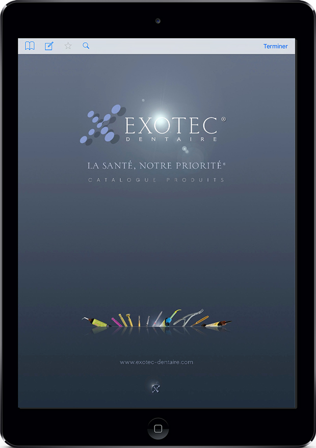 Application iPad Exotec