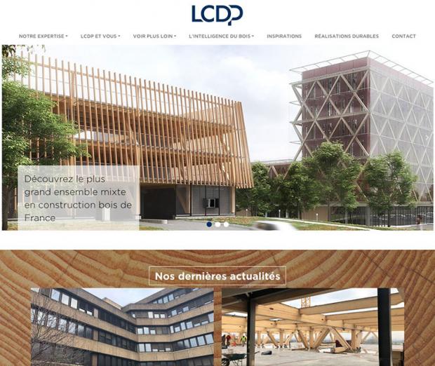 LCDP capture d'écran du site internet