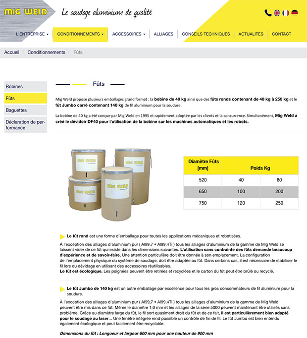 site internet mig-weld