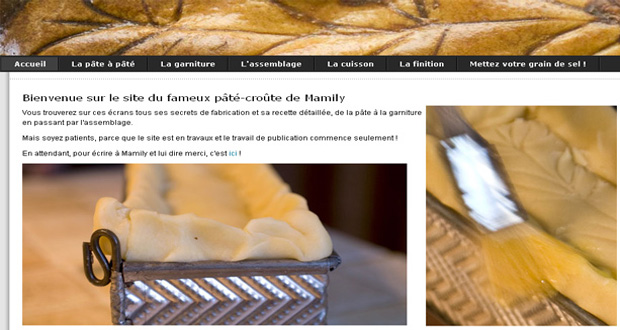 pâté-croûte traditionnel de Mamily