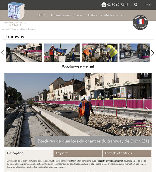 tramway dijon setp