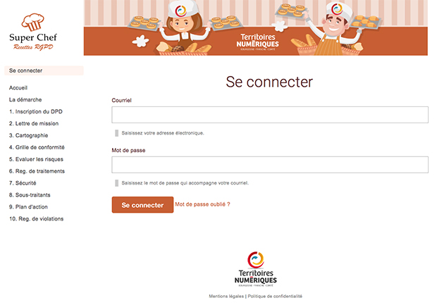 accueil internet super chef rgpd