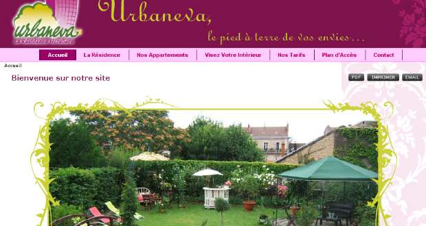Urbaneva site web