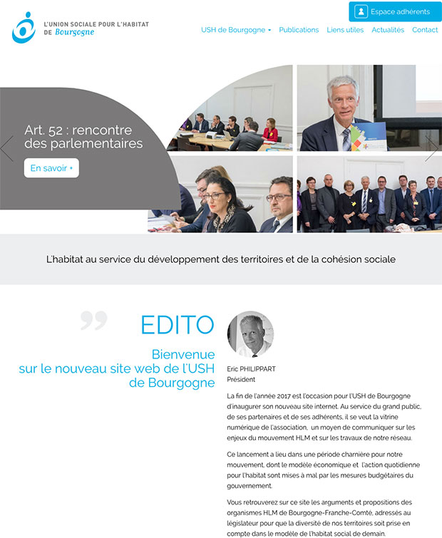 accueil internet ush bourgogne