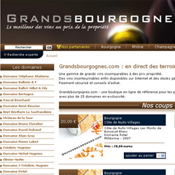Grands Bourgognes e-commerce