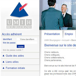 site UMIH Bourgogne
