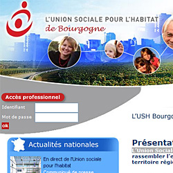 Mise en ligne du site Internet de l’Union Sociale pour l’Habitat de Bourgogne 