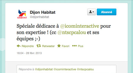 Dijon Habitat twitte i-com