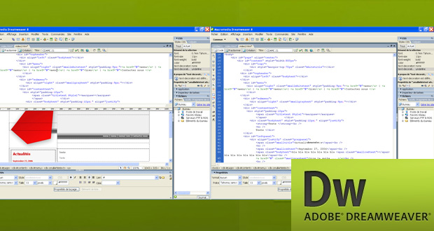 formation dreamweaver
