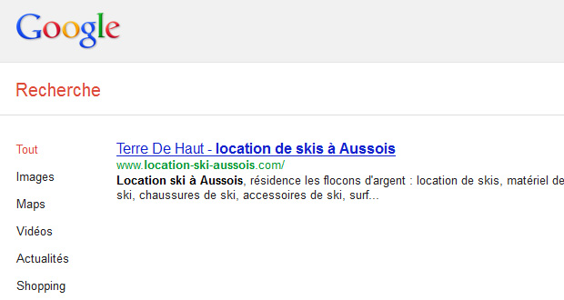 un bon référencement pour terre de haut