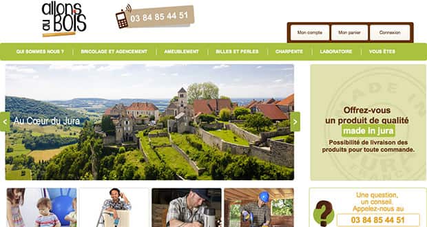 Solution e-commerce pour Allons au Bois