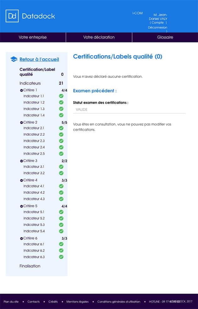 i-com référencé sur Datadock !