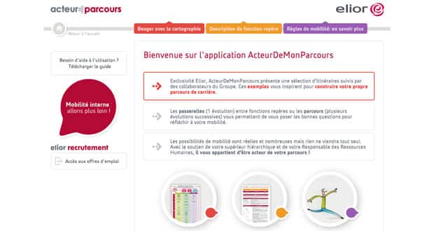 Une application web pour Elior