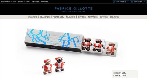 e-boutique de rêve pour Fabrice Gillotte