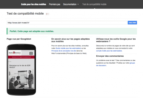 Votre site est-il mobile friendly ?