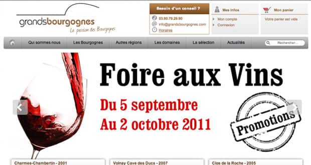E-commerce : refonte du site Grands Bourgognes