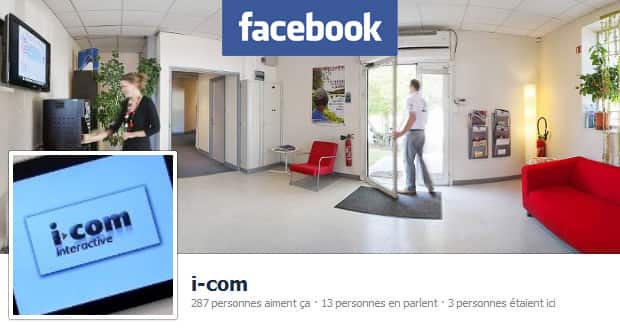 L’agence i-com sur Facebook !