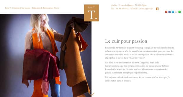Irène T. : le cuir pour passion
