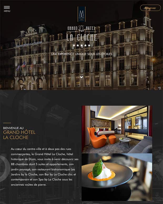Le Grand Hôtel La Cloche fait peau neuve sur le web