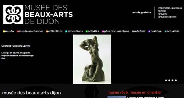 Nouveau site Internet pour le musée des Beaux-Arts de Dijon