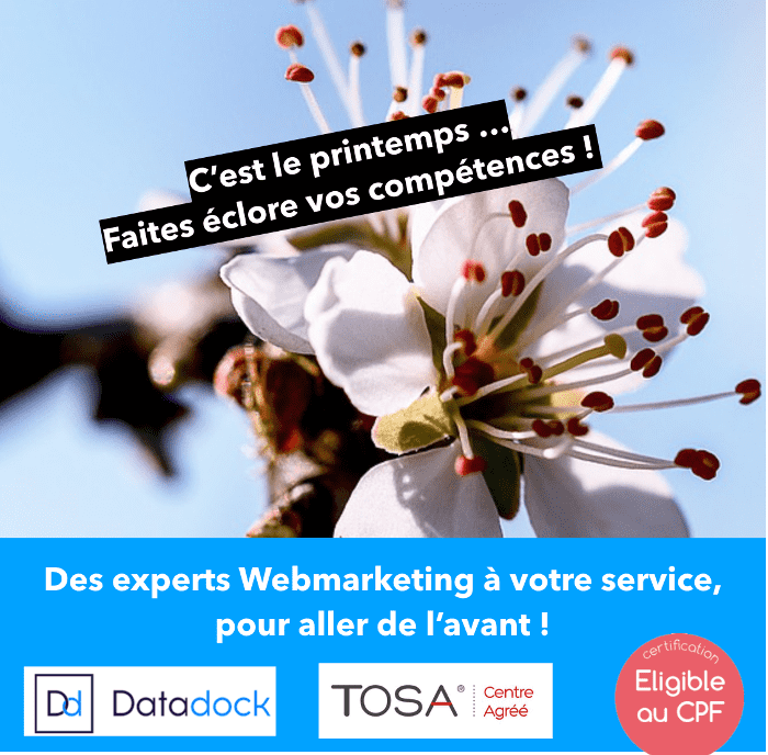 Des formations Webmarketing faites pour vous !