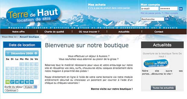 Lancement du site de Terre de Haut