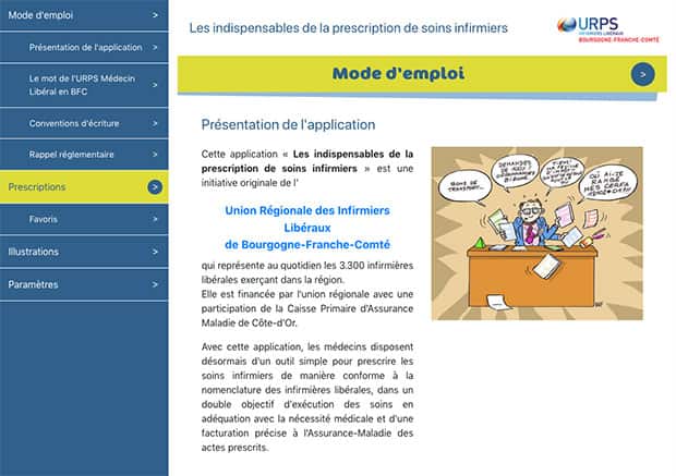 Progressive Web App pour l’URPS Infirmiers libéraux BFC