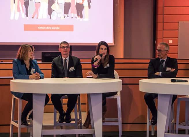 Femmes du numérique en Bourgone : conférence, 4 personnes, Delphine Morandet