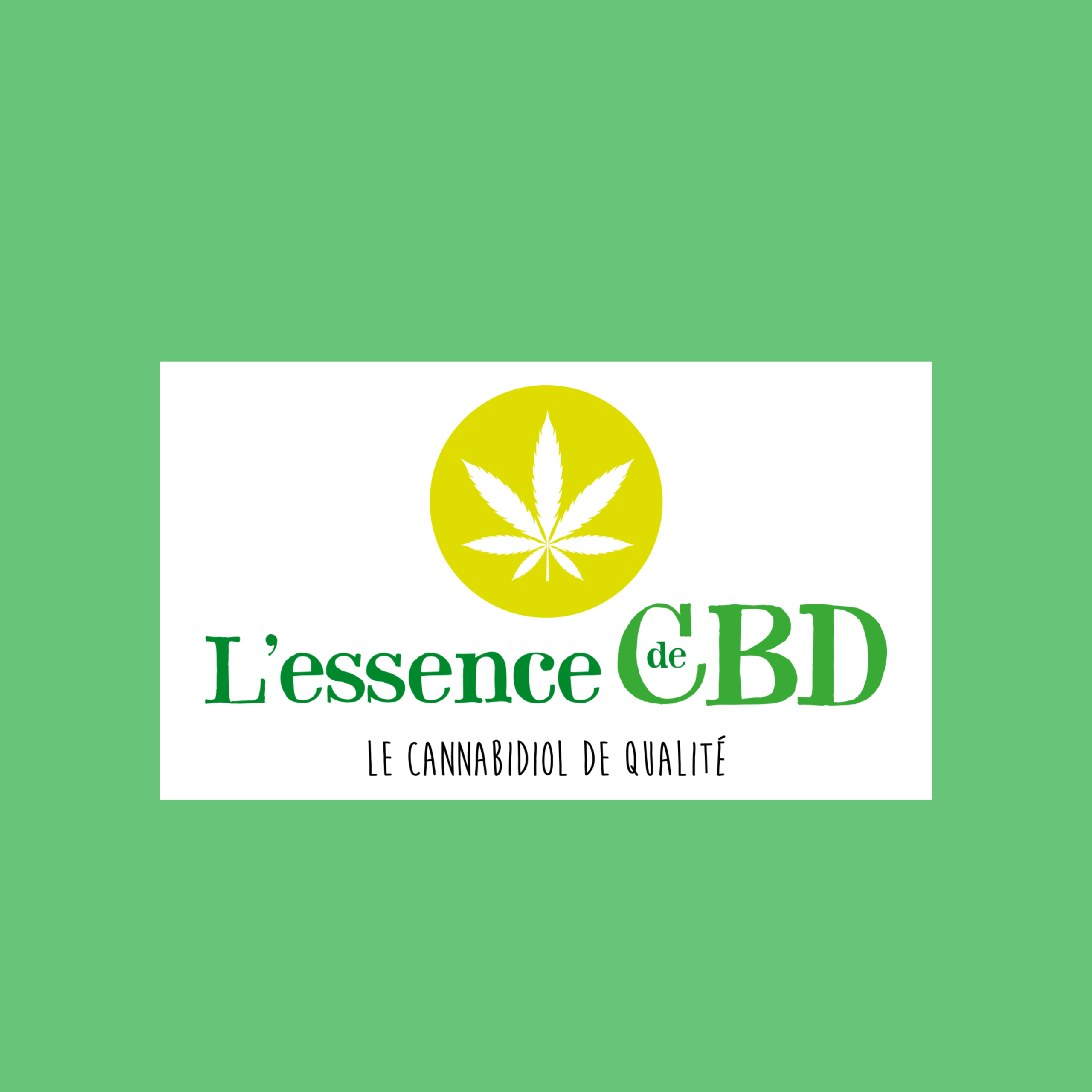 Logo L'essence de cbd le cannabidiol de qualité