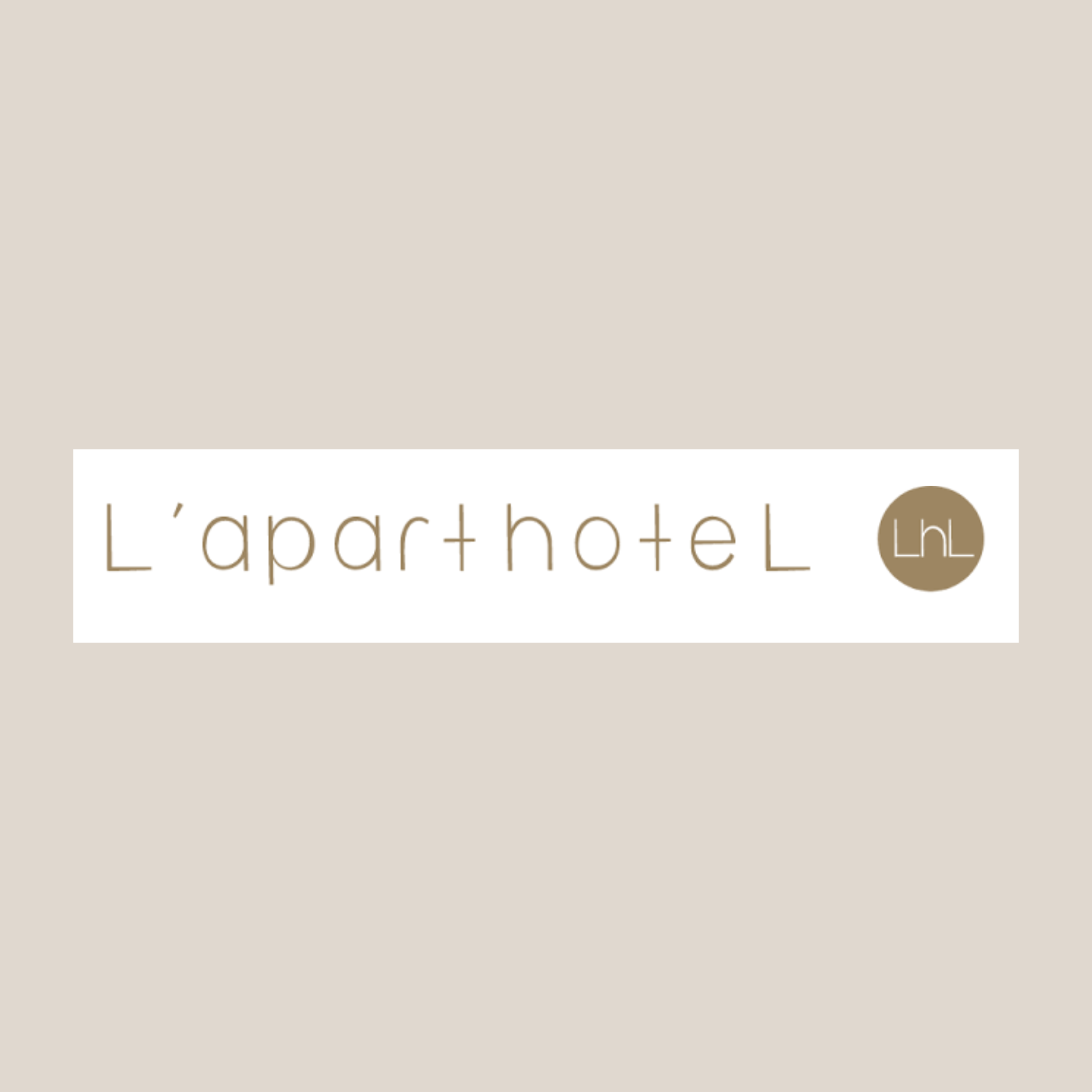 Logo LaparthoteL fond beige
