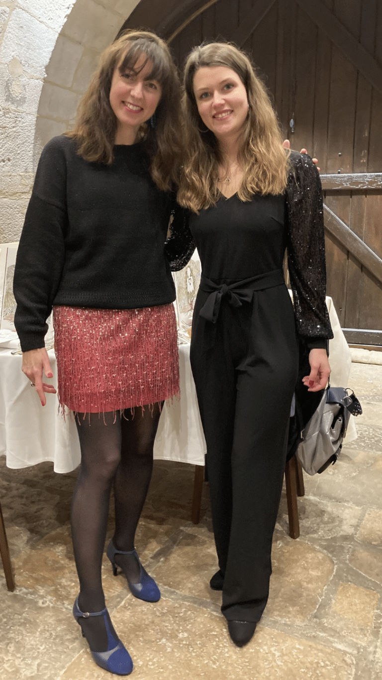 Photo Céline Millet et Florine Sutorius, événement caritatif coeur des femmes fevb